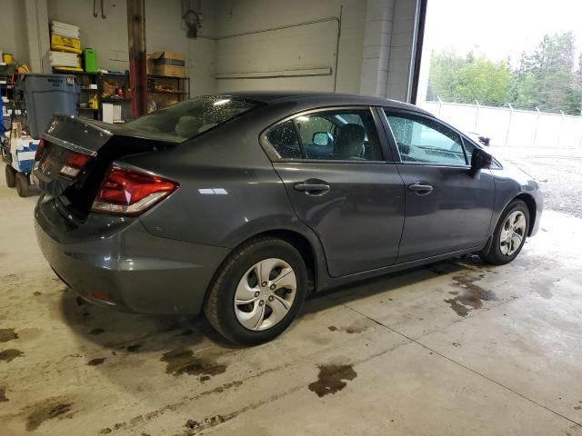 2HGFB2F40DH036039 - 2013 HONDA CIVIC LX GRAY photo 3