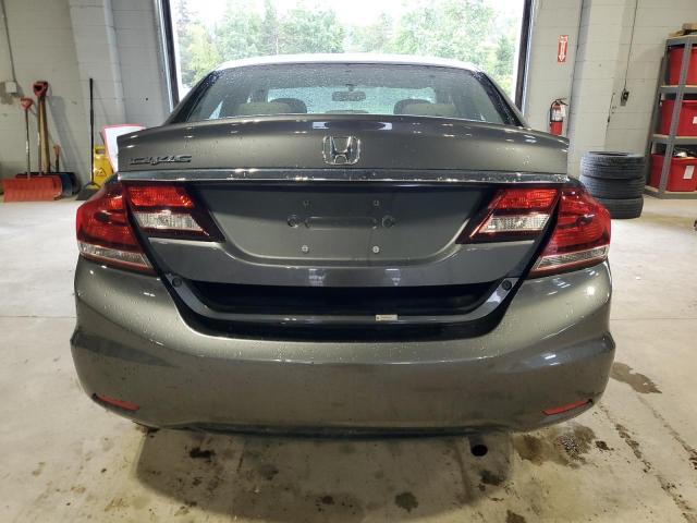 2HGFB2F40DH036039 - 2013 HONDA CIVIC LX GRAY photo 6