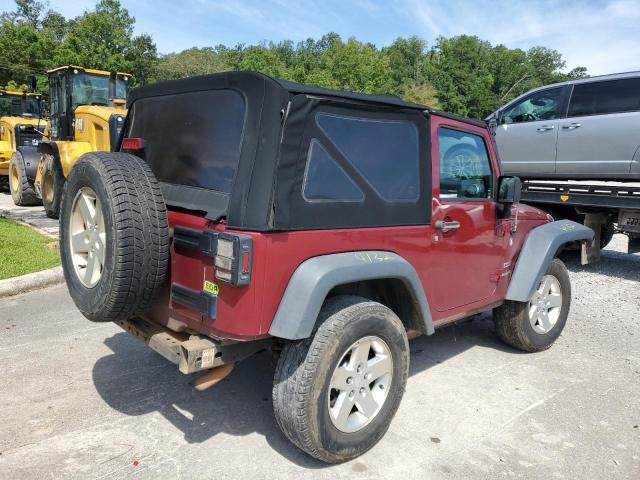 1C4AJWAG3DL526370 - 2013 JEEP WRANGLER SPORT BURGUNDY photo 3