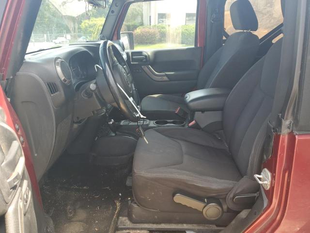 1C4AJWAG3DL526370 - 2013 JEEP WRANGLER SPORT BURGUNDY photo 7