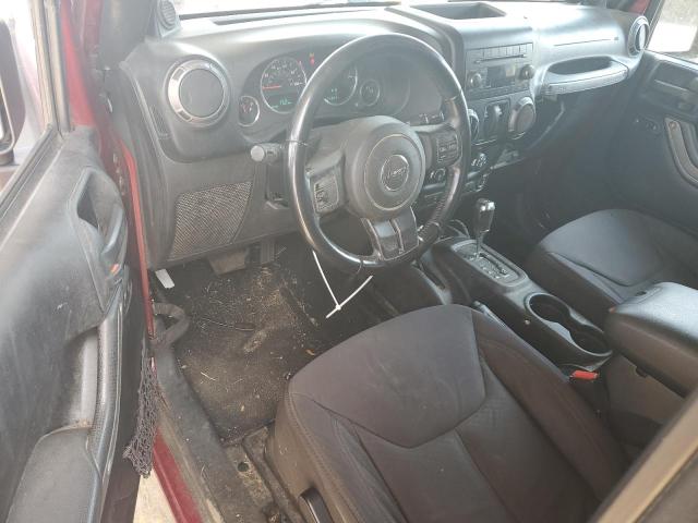 1C4AJWAG3DL526370 - 2013 JEEP WRANGLER SPORT BURGUNDY photo 8