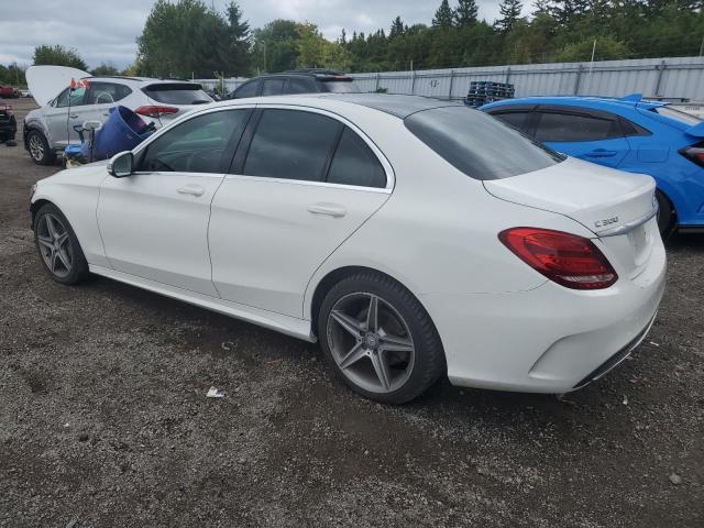 55SWF4KB5GU162988 - 2016 MERCEDES-BENZ C 300 4MATIC WHITE photo 2