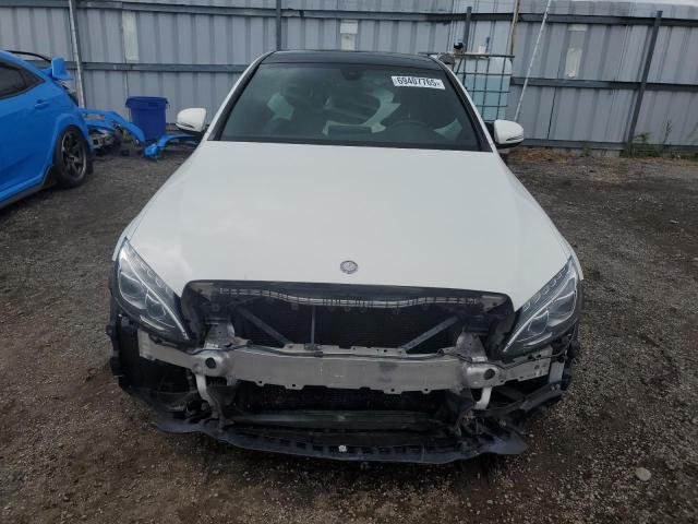 55SWF4KB5GU162988 - 2016 MERCEDES-BENZ C 300 4MATIC WHITE photo 5