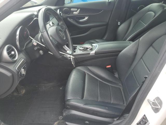 55SWF4KB5GU162988 - 2016 MERCEDES-BENZ C 300 4MATIC WHITE photo 7