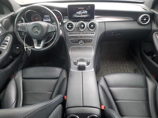 55SWF4KB5GU162988 - 2016 MERCEDES-BENZ C 300 4MATIC WHITE photo 8