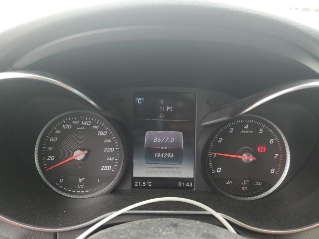 55SWF4KB5GU162988 - 2016 MERCEDES-BENZ C 300 4MATIC WHITE photo 9