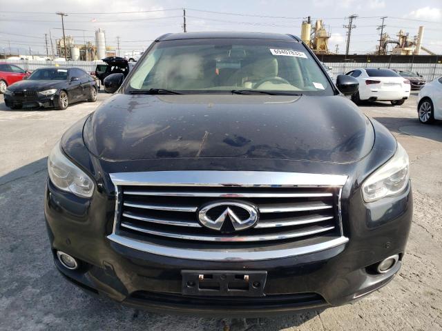 5N1CL0MN3EC512329 - 2014 INFINITI QX60 HYBRID BLACK photo 5