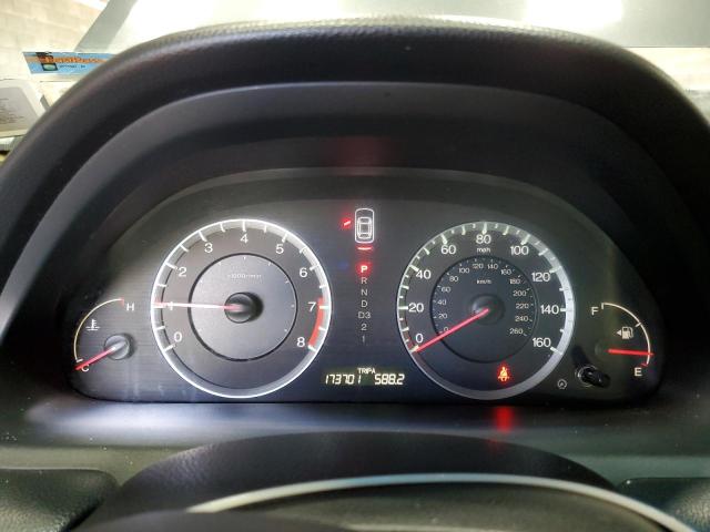 1HGCS22888A010742 - 2008 HONDA ACCORD EXL GRAY photo 9