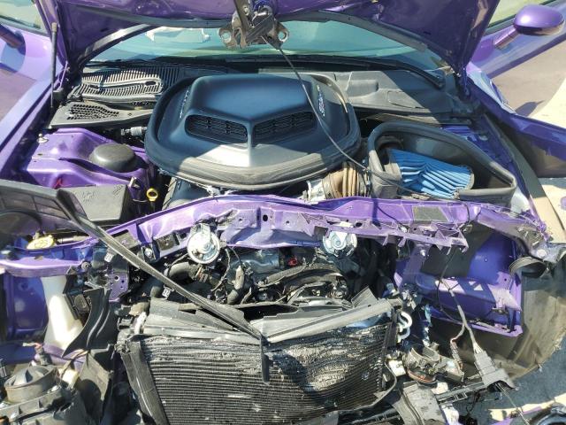 2C3CDZFJ5KH671673 - 2019 DODGE CHALLENGER R/T SCAT PACK PURPLE photo 11