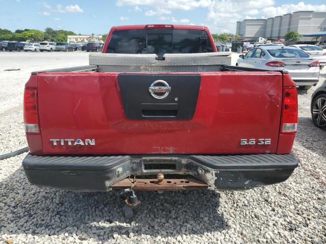 1N6BA06A45N556468 - 2005 NISSAN TITAN XE Қызыл фото 6