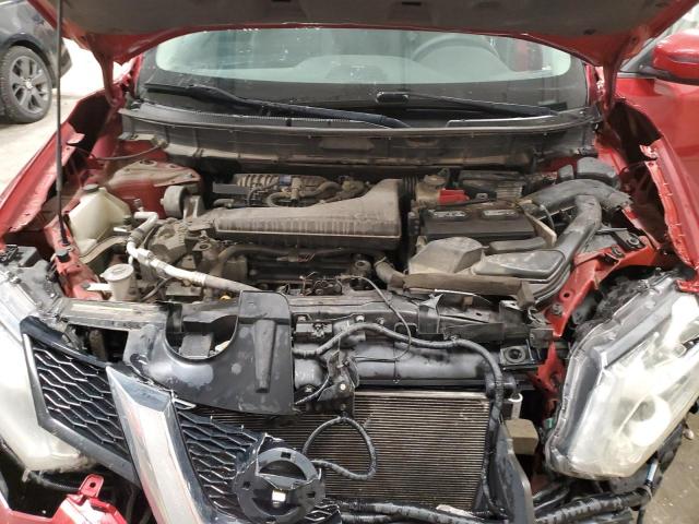 5N1AT2MV5GC800892 - 2016 NISSAN ROGUE S წითელი ფოტო 12