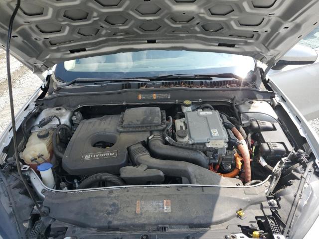 3FA6P0LU6KR188987 - 2019 FORD FUSION SE 银色 照片 11