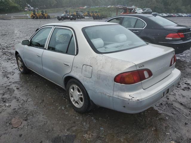 2T1BR12E2YC325070 - 2000 TOYOTA COROLLA VE SILVER photo 2