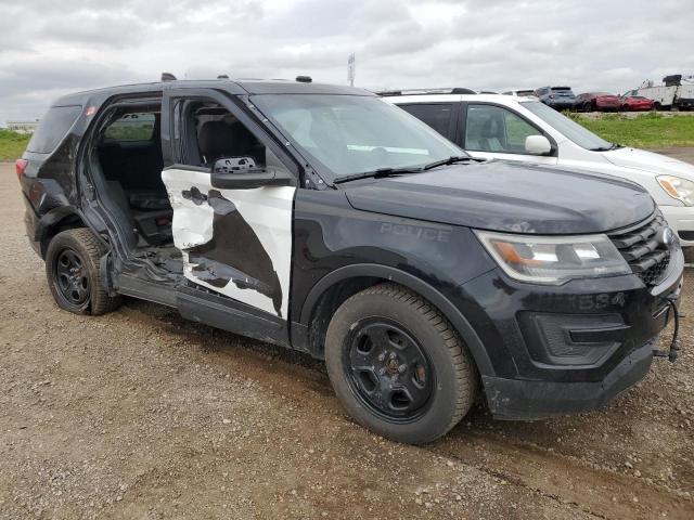 1FM5K8AR8KGA53885 - 2019 FORD EXPLORER POLICE INTERCEPTOR Czarny zdjęcie 4