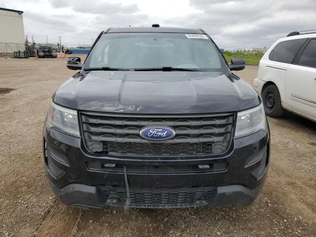 1FM5K8AR8KGA53885 - 2019 FORD EXPLORER POLICE INTERCEPTOR Czarny zdjęcie 5