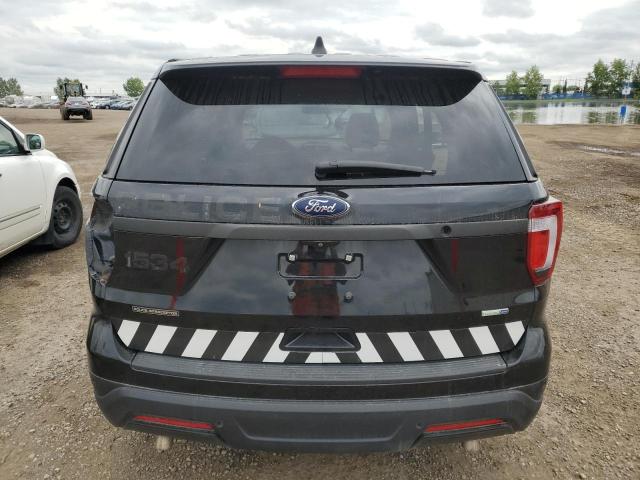 1FM5K8AR8KGA53885 - 2019 FORD EXPLORER POLICE INTERCEPTOR Czarny zdjęcie 6
