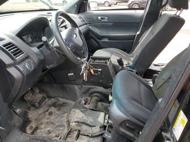 1FM5K8AR8KGA53885 - 2019 FORD EXPLORER POLICE INTERCEPTOR Czarny zdjęcie 7