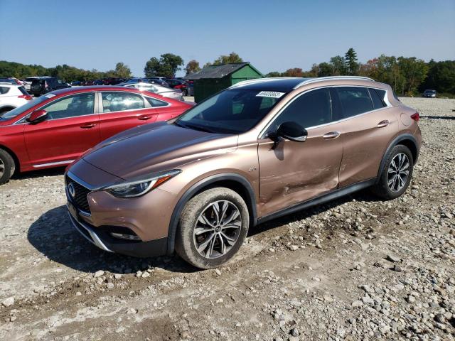 SJKCH5CR1HA024520 - 2017 INFINITI QX30 BASE PINK photo 1