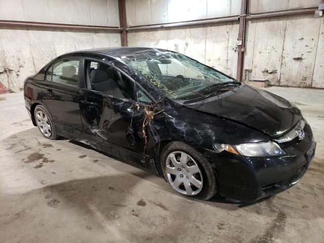 19XFA1F52AE006777 - 2010 HONDA CIVIC LX BLACK photo 4