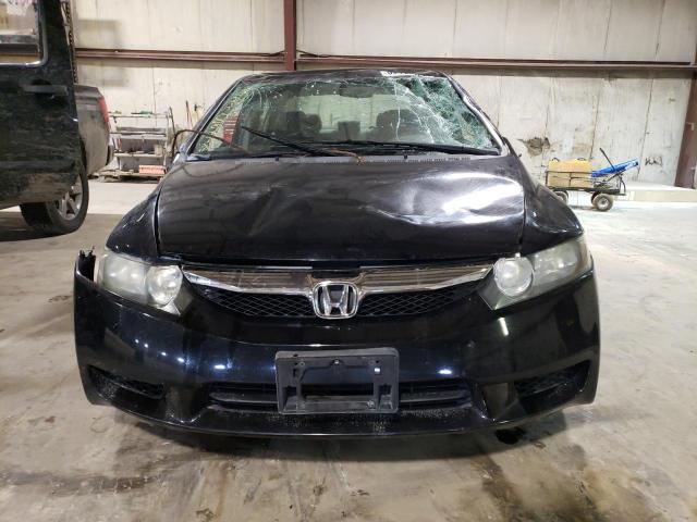 19XFA1F52AE006777 - 2010 HONDA CIVIC LX BLACK photo 5