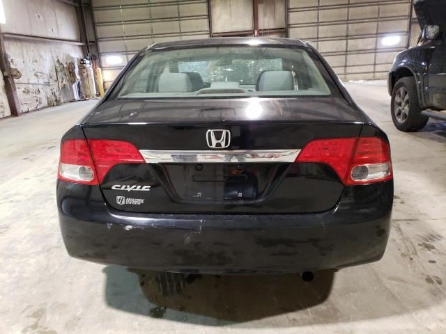 19XFA1F52AE006777 - 2010 HONDA CIVIC LX BLACK photo 6