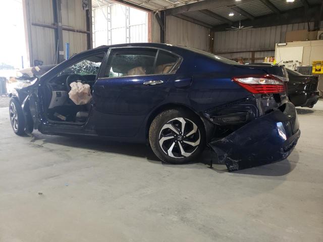 1HGCR2F7XGA136256 - 2016 HONDA ACCORD EX BLUE photo 2