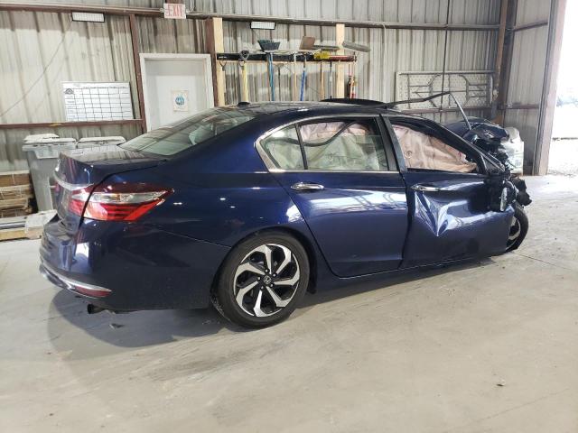 1HGCR2F7XGA136256 - 2016 HONDA ACCORD EX BLUE photo 3