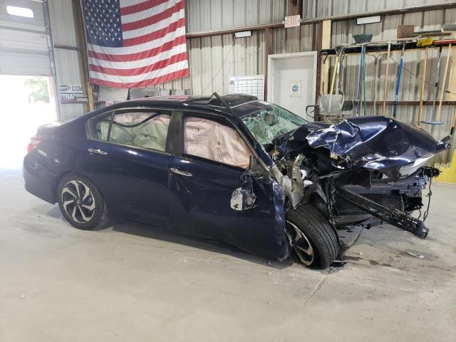 1HGCR2F7XGA136256 - 2016 HONDA ACCORD EX BLUE photo 4