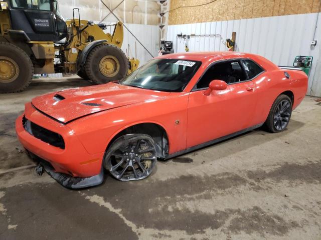 2C3CDZFJ4NH253724 - 2022 DODGE CHALLENGER R/T SCAT PACK ORANGE photo 1