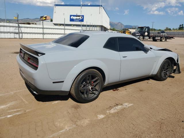 2C3CDZFJ6NH123525 - 2022 DODGE CHALLENGER R/T SCAT PACK GRAY photo 3