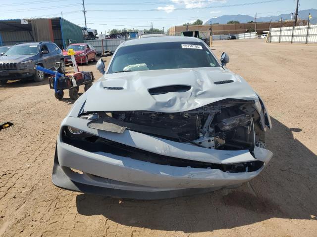 2C3CDZFJ6NH123525 - 2022 DODGE CHALLENGER R/T SCAT PACK GRAY photo 5