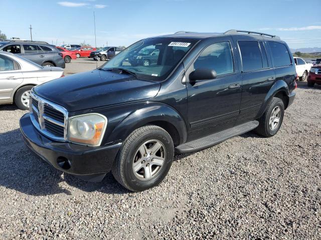 1D4HB48N34F102628 - 2004 DODGE DURANGO SLT BLACK photo 1