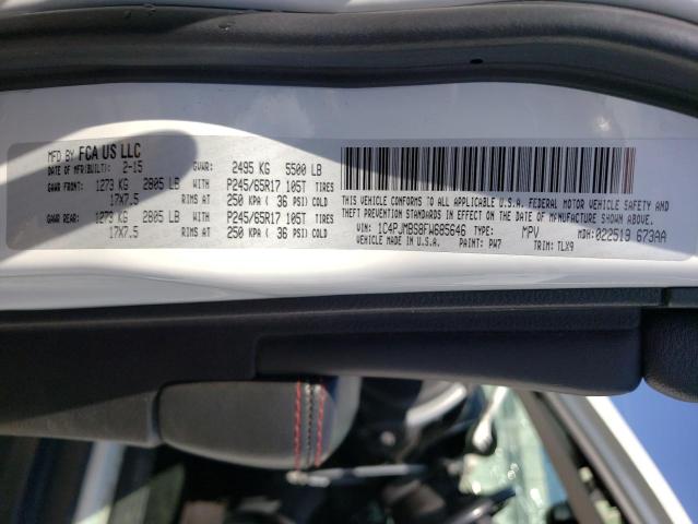 1C4PJMBS8FW685646 - 2015 JEEP CHEROKEE TRAILHAWK Ağ foto 13