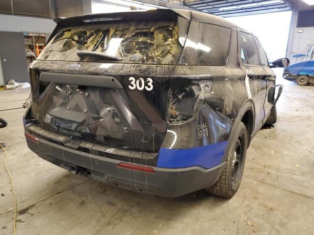 1FM5K8AB1LGA97196 - 2020 FORD EXPLORER POLICE INTERCEPTOR BLACK photo 3