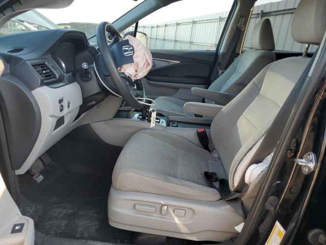 5FNYF6H39JB003971 - 2018 HONDA PILOT EX შავი ფოტო 7