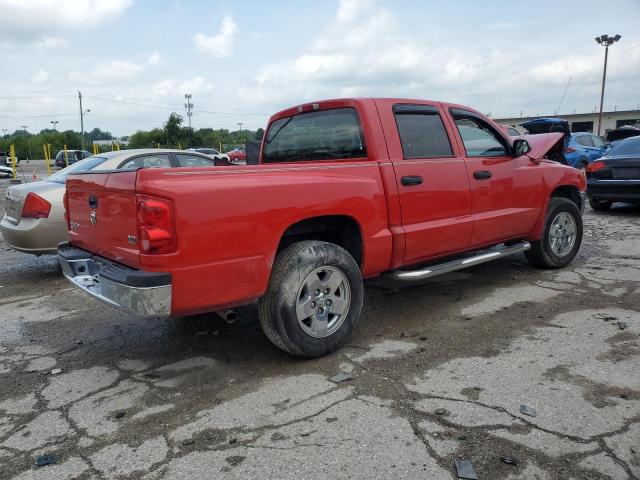 1D7HE48N96S504464 - 2006 DODGE DAKOTA QUAD SLT RED photo 3