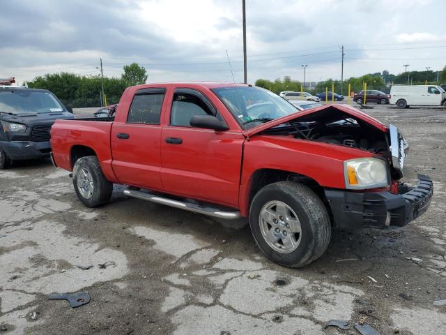 1D7HE48N96S504464 - 2006 DODGE DAKOTA QUAD SLT RED photo 4