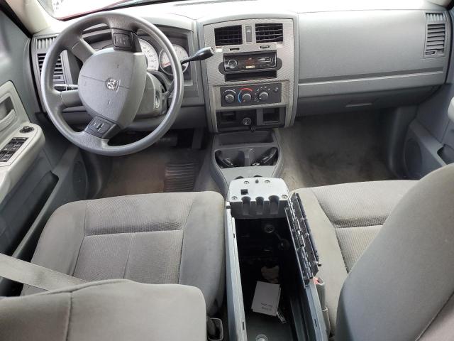 1D7HE48N96S504464 - 2006 DODGE DAKOTA QUAD SLT RED photo 8