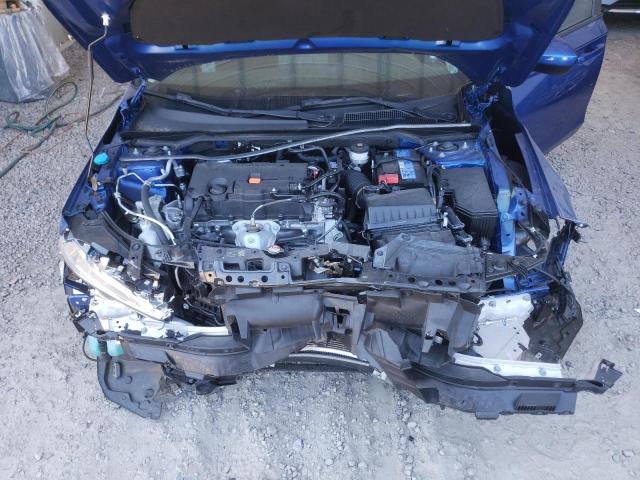 2HGFE2F27NH510494 - 2022 HONDA CIVIC LX BLUE photo 11