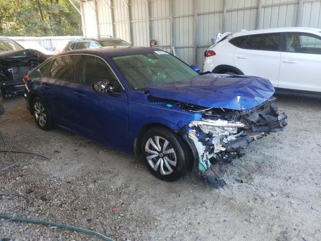 2HGFE2F27NH510494 - 2022 HONDA CIVIC LX BLUE photo 4