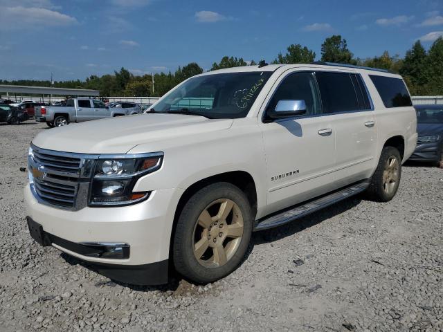 1GNSCKKC9FR139106 - 2015 CHEVROLET SUBURBAN C1500 LTZ WHITE photo 1