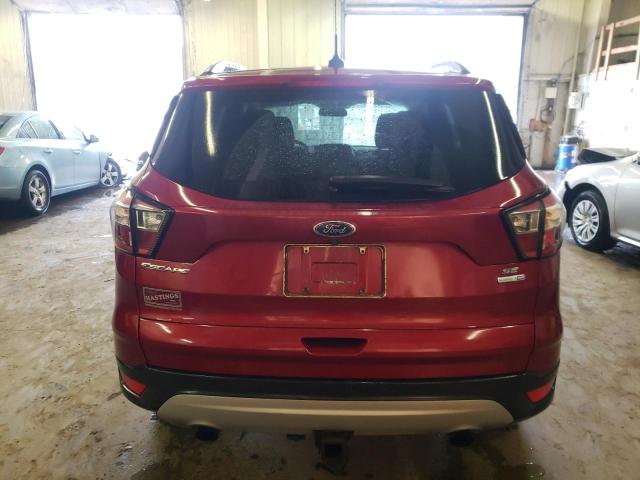 1FMCU9GD2JUC76412 - 2018 FORD ESCAPE SE RED photo 6