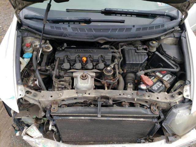 2HGFG12886H532455 - 2006 HONDA CIVIC EX WHITE photo 11