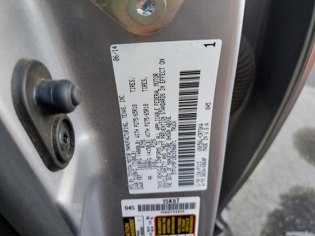 5TFUY5F18EX396071 - 2014 TOYOTA TUNDRA DOUBLE CAB SR/SR5 SILVER photo 13