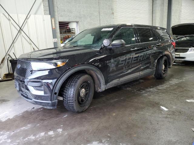 1FM5K8AB5NGB46032 - 2022 FORD EXPLORER POLICE INTERCEPTOR 黑色 照片 1