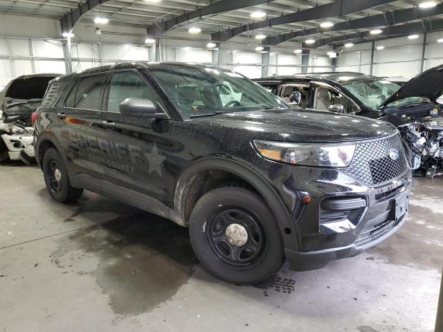 1FM5K8AB5NGB46032 - 2022 FORD EXPLORER POLICE INTERCEPTOR 黑色 照片 4