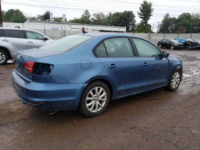 3VWD17AJXFM353959 - 2015 VOLKSWAGEN JETTA SE BLUE photo 3