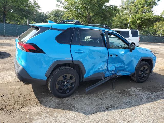 2T3F1RFV9KW021104 - 2019 TOYOTA RAV4 LE ლურჯი ფოტო 3