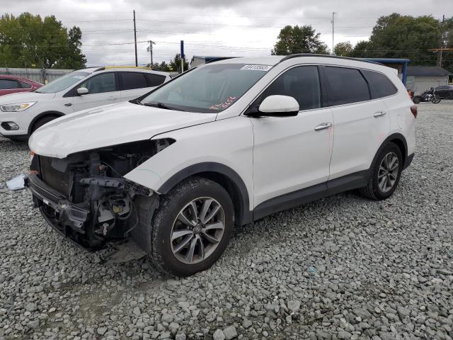 KM8SM4HF8HU252575 - 2017 HYUNDAI SANTA FE SE WHITE photo 1