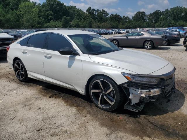 1HGCV1F36NA110950 - 2022 HONDA ACCORD SPORT WHITE photo 4